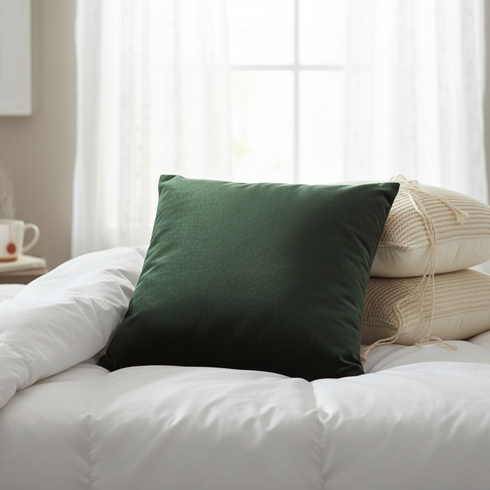 LAST ONE! Pottery Barn Sami Velvet Everywhere Velvet Pillow Cover- Moss